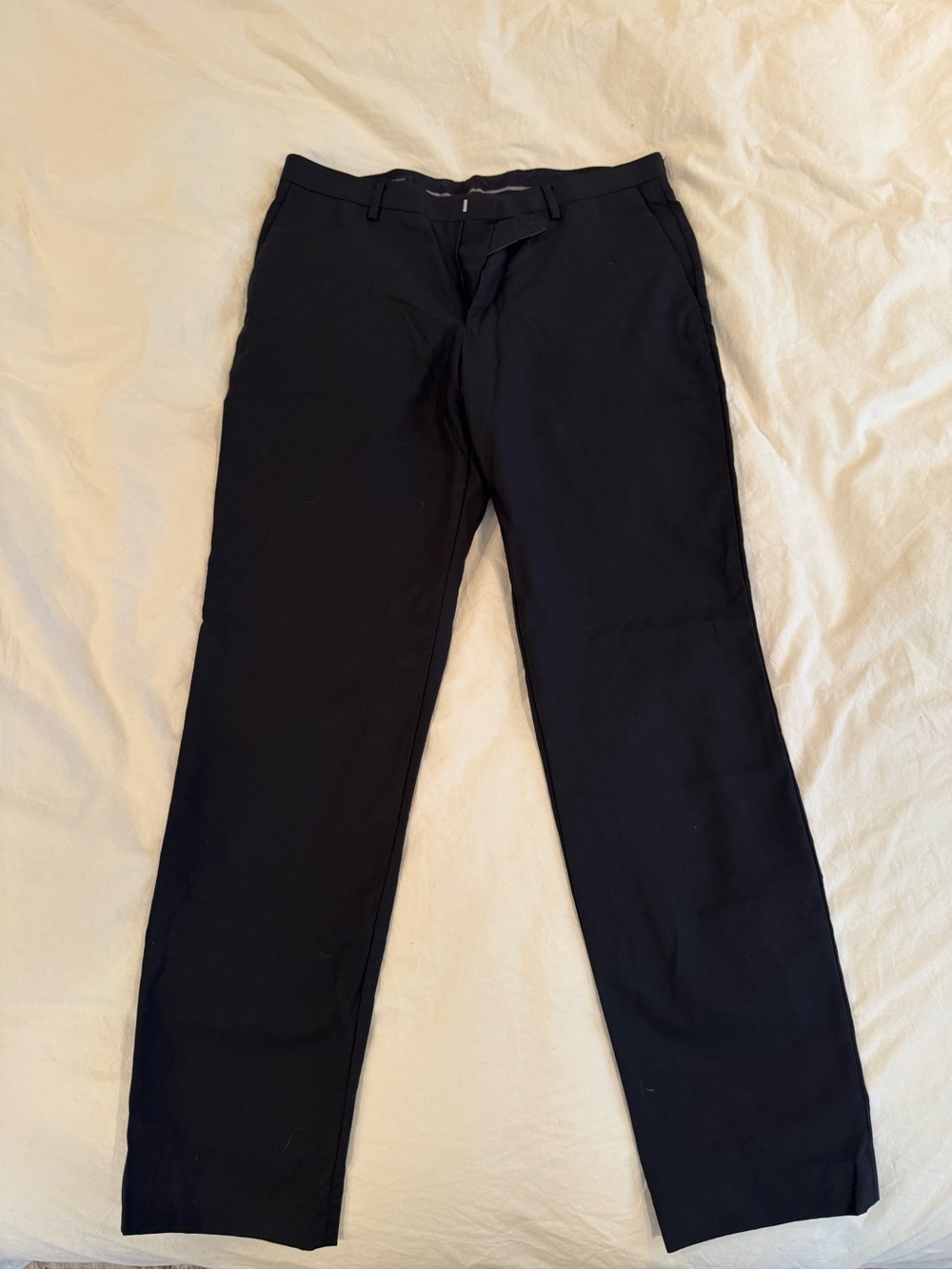 J. Crew Black Straight-Leg Dress Pants